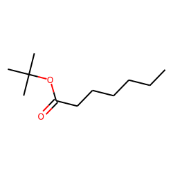Heptanoic acid, 1,1-dimethylethyl ester