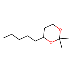 1,3-Dioxane, 2,2-dimethyl-4-pentyl, 4R