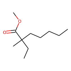 Heptanoic acid, 2-ethyl-2-methyl, methyl ester