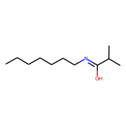 Isobutyramide, N-heptyl-