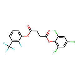 Succinic acid, 2,4,6-trichlorophenyl 2-fluoro-3-(trifluoromethyl)phenyl ester