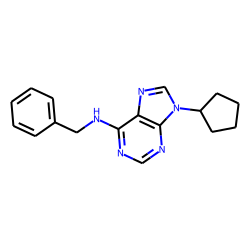 Adenine, 6-n-benzyl-9-cyclopentyl-