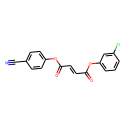 Fumaric acid, 4-cyanophenyl 3-chlorophenyl ester