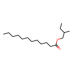 Lauric acid, 2-methylbutyl ester