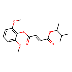Fumaric acid, 2,6-dimethoxyphenyl 3-methylbut-2-yl ester