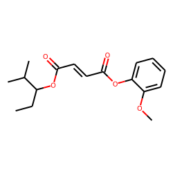 Fumaric acid, 2-methoxyphenyl 2-methylpent-3-yl ester