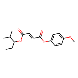 Fumaric acid, 4-methoxyphenyl 2-methylpent-3-yl ester