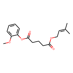 Glutaric acid, 3-methylbut-2-en-1-yl 2-methoxyphenyl ester