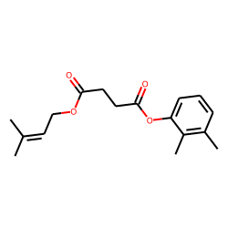 Succinic acid, 3-methylbut-2-en-1-yl 2,3-dimethylphenyl ester