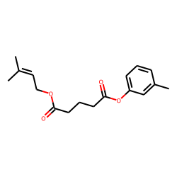 Glutaric acid, 3-methylbut-2-en-1-yl 3-methylphenyl ester