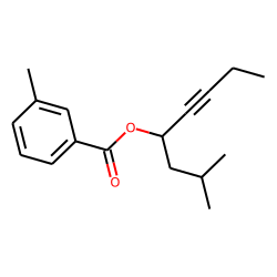 m-Toluic acid, 2-methyloct-5-yn-4-yl ester