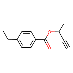 4-Ethylbenzoic acid, but-3-yn-2-yl ester