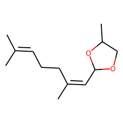 geranial propylene glycol acetal (isomer)