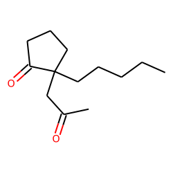 Cyclopentanone, 2-pentyl-3-(2-oxopropyl)