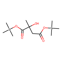 Citramalic acid, 2TMS
