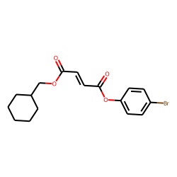 Fumaric acid, 4-bromophenyl cyclohexylmethyl ester