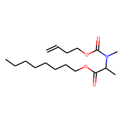 DL-Alanine, N-methyl-N-(byt-4-en-1-yloxycarbonyl)-, octyl ester