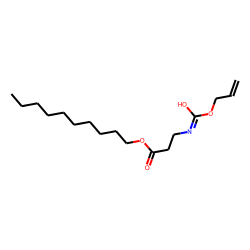 «beta»-Alanine, N-allyloxycarbonyl-, decyl ester