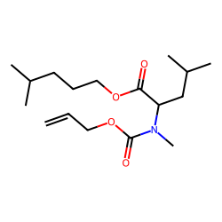 L-Leucine, N-allyloxycarbonyl-N-methyl-, isohexyl ester