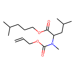 l-Leucine, N-allyloxycarbonyl-N-methyl-, isohexyl ester