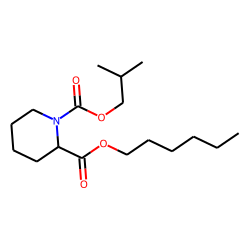Pipecolic acid, N-isobutoxycarbonyl-, hexyl ester