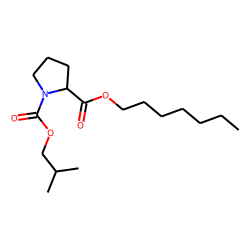 d-Proline, N-isobutoxycarbonyl-, heptyl ester