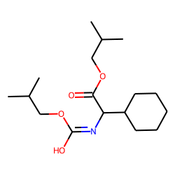 Glycine, 2-cyclohexyl-N-isobutoxycarbonyl-, isobutyl ester