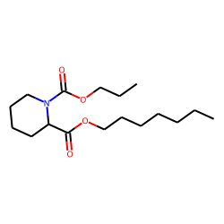 Pipecolic acid, N-propoxycarbonyl-, heptyl ester