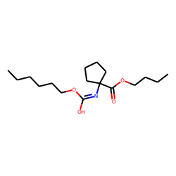 1-Aminocyclopentanecarboxylic acid, N-(hexyloxycarbonyl)-, butyl ester