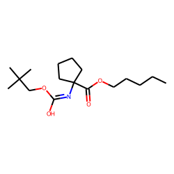 1-Aminocyclopentanecarboxylic acid, N-(neopentyloxycarbonyl)-, pentyl ester