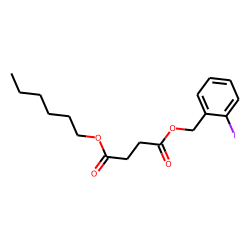 Succinic acid, hexyl 2-iodobenzyl ester