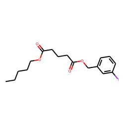 Glutaric acid, 3-iodobenzyl pentyl ester