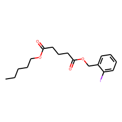 Glutaric acid, 2-iodobenzyl pentyl ester