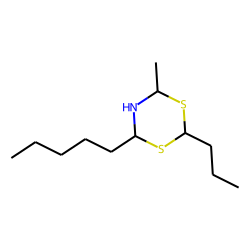 1,3,5-Dithiazine, perhydro-4-methyl-6-pentyl-2-propyl