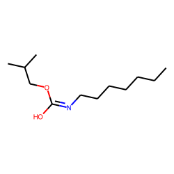 Isobutylcarbamate, N-heptyl