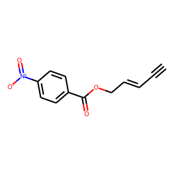 4-Nitrobenzoic acid, pent-2-en-4-ynyl ester