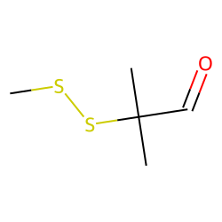 2-Methyl-2-(methyldithio)propanal