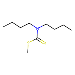 Carbamodithioic acid, dibutyl-, methyl ester