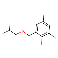 2,3,5-Triiodobenzyl alcohol, 2-methylpropyl ether