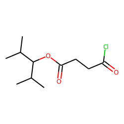Succinic acid, monochloride, 2,4-dimethylpent-3-yl ester