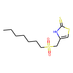 4-(N-heptylsulfonylmethyl)-4-thiazoline-2-thione