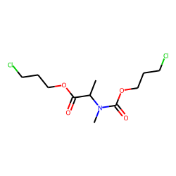 DL-Alanine, N-methyl-N-(3-chloropropoxycarbonyl)-, 3-chloropropyl ester
