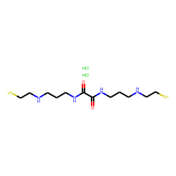 Oxamide, n,n'-bis[3-[(2-mercaptoethyl)amino]propyl]- dihydrochloride
