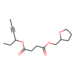 Succinic acid, hex-4-yn-3-yl tetrahydrofurfuryl ester