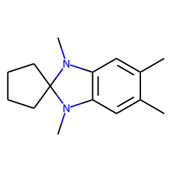 1',3',5',6'-Tetramethylspiro[cyclopentane-1,2'-(2,3-dihydrobenzimidazole)]