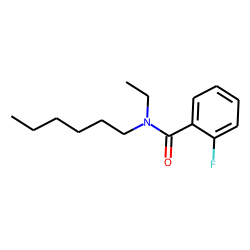 Benzamide, 2-fluoro-N-ethyl-N-hexyl-