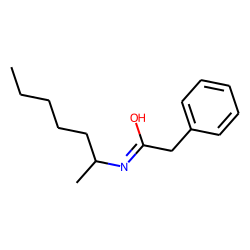 Phenylacetamide, N-(hept-2-yl)-