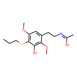 Phenethylamine, 2,5-dimethoxy-4-propylthio, N-acetyl, hydroxy-M