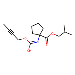 1-Aminocyclopentanecarboxylic acid, N-(but-2-yn-1-yloxycarbonyl)-, isobutyl ester