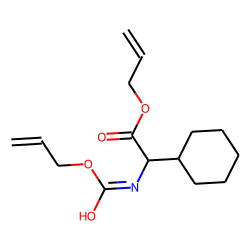 Glycine, 2-cyclohexyl-N-allyloxycarbonyl-, allyl ester